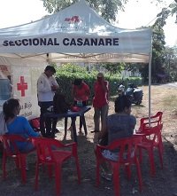 Cruz Roja Casanare brinda servicio de restablecimiento de contactos familiares para población venezolana
