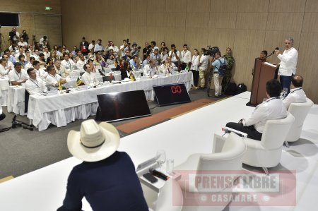 En Casanare se reunieron Gobernadores del país e iniciaron actos conmemorativos del Bicentenario 