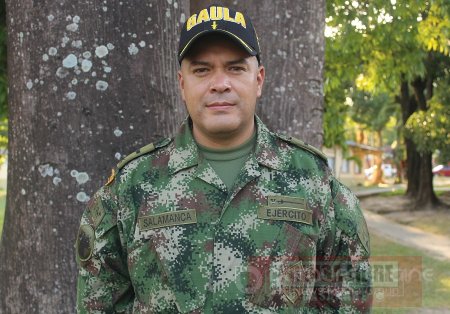 Mayor Nixon Salamanca nuevo comandante del Gaula Militar Casanare 