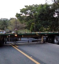 Tractocamiones al servicio de la industria petrolera generaron incidentes en vías al sur de Casanare