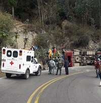 A centros asistenciales de Sogamoso y Duitama fueron trasladados heridos de accidente de bus