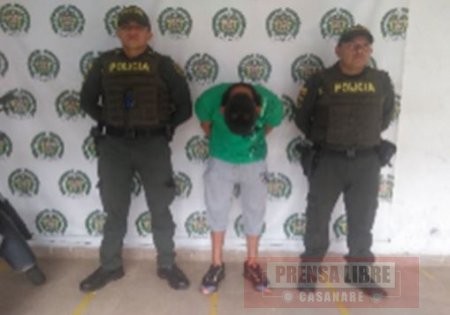 15 capturas durante el fin de semana reportó la policía en Casanare