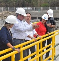 Presidente de Findeter visitó Planta de Tratamiento de Agua Potable de Yopal