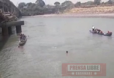 Buscan a pescador desaparecido en aguas del río Upía