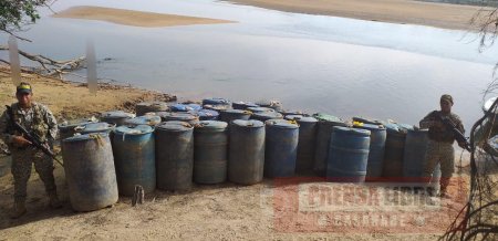 Incautados 1.650 galones de ACPM en Vichada