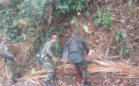 Ejército halló depósitos ilegales con material de guerra e intendencia al norte de Casanare       