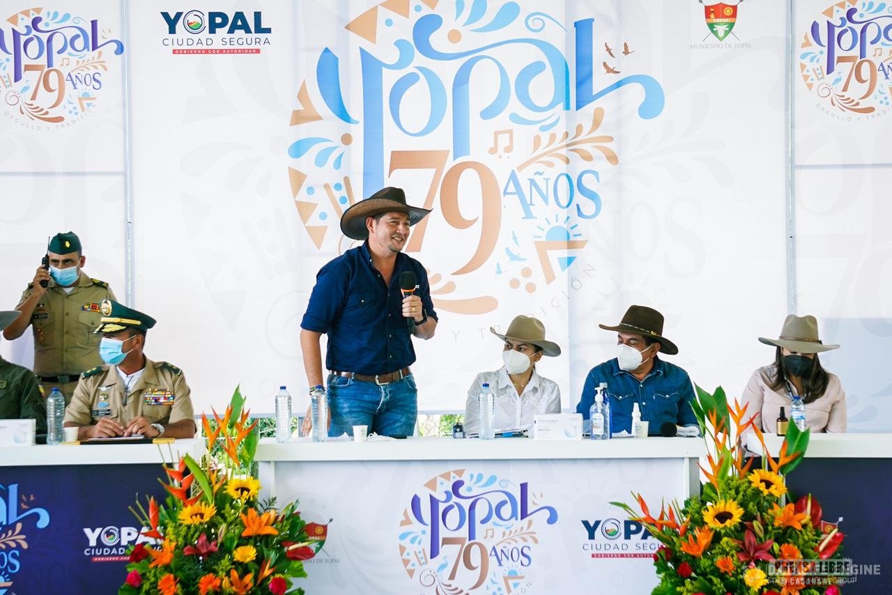 Con actos protocolarios y la entrega de reconocimientos Yopal conmemoró su aniversario